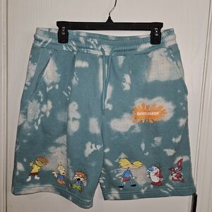 Nickelodeon Blue Tie-Dye Athletic Shorts